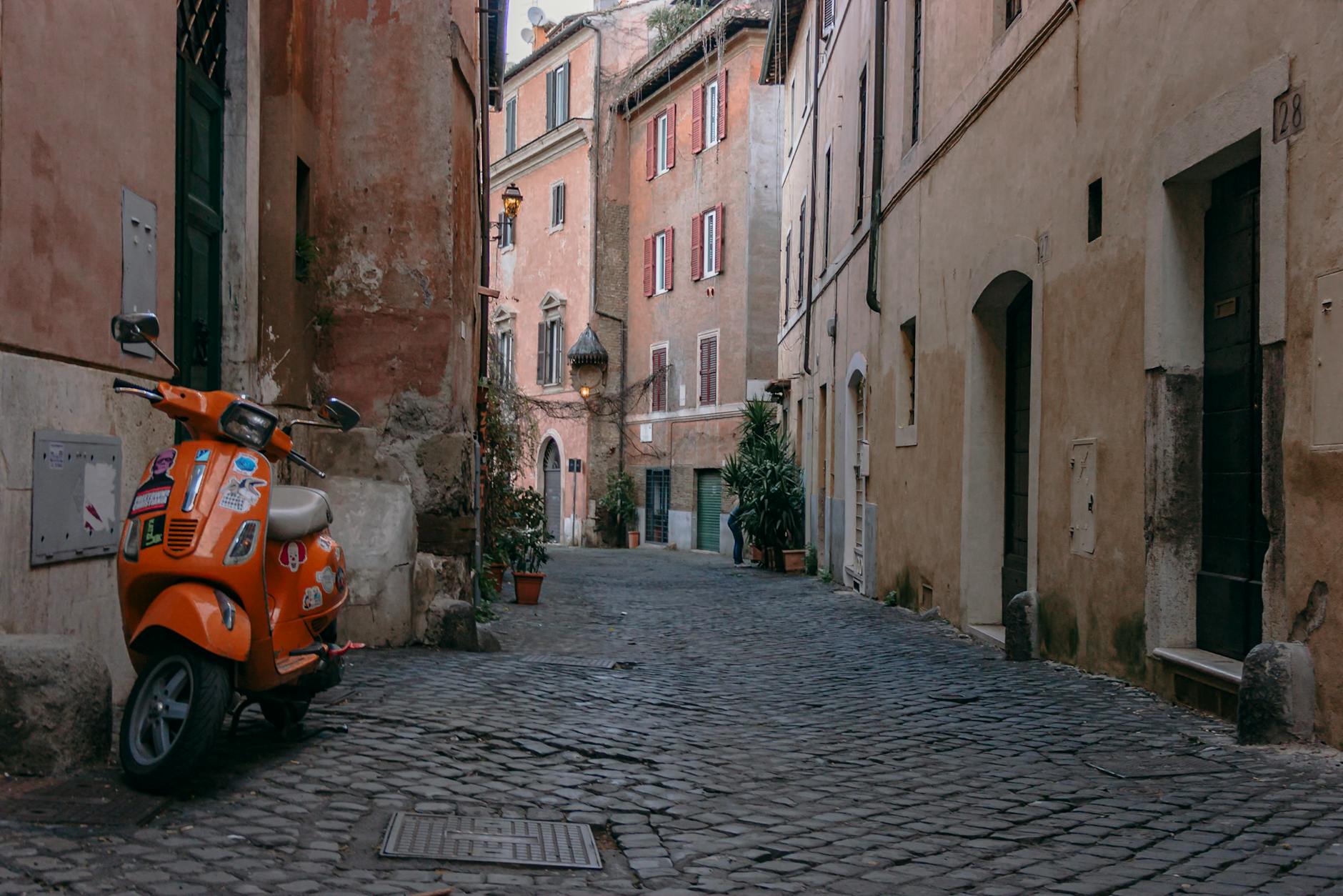 Calles de Trastevere, el barrio más bohemio de Roma